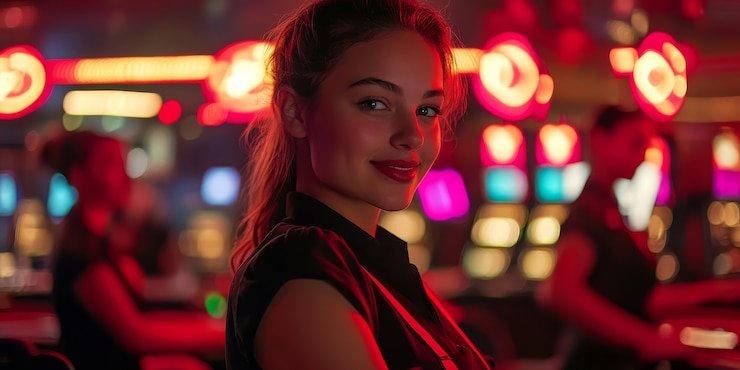 Pemandangan pertunjukan kasino dan hiburan live casino di platform seven777 dengan akses mudah